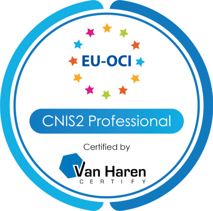 EU OCI BADGE CNIS2 PROFESSIONAL 574X569